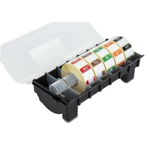 Hygiplas Day of the week Removable labels starter Kit 1'' (inc Dispenser) - Image 4