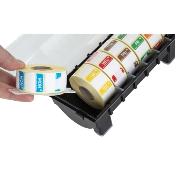Hygiplas Day of the week Removable labels starter Kit 1'' (inc Dispenser) - Image 5