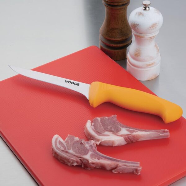 Vogue Soft Grip Pro Boning Knife St/St - 150mm 6" - Image 4