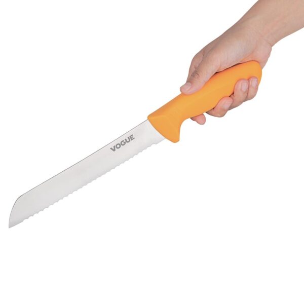 Vogue Soft Grip Pro Bread Knife St/St - 190mm 7 1/2" - Image 2
