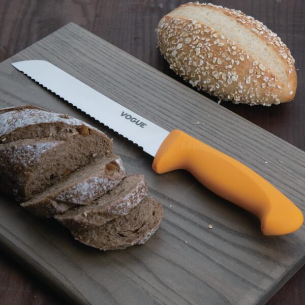 Vogue Soft Grip Pro Bread Knife St/St - 190mm 7 1/2" - Image 4