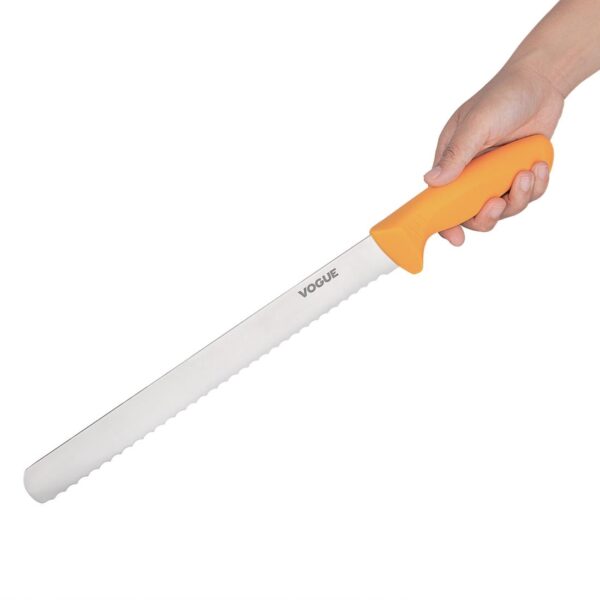 Vogue Soft Grip Pro Serrated Slicer - 280mm 11" - Image 2