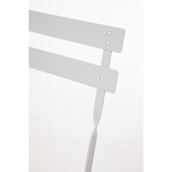 Bolero Grey Pavement Style Steel Folding Chairs (Pack 2) - Image 8