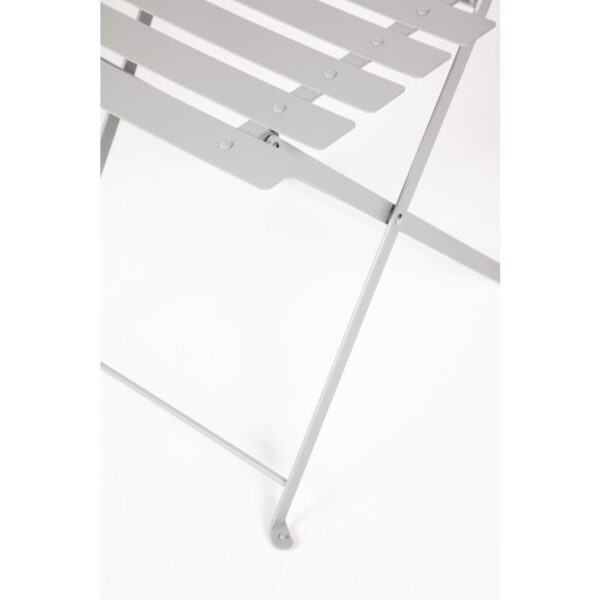 Bolero Grey Pavement Style Steel Folding Chairs (Pack 2) - Image 9
