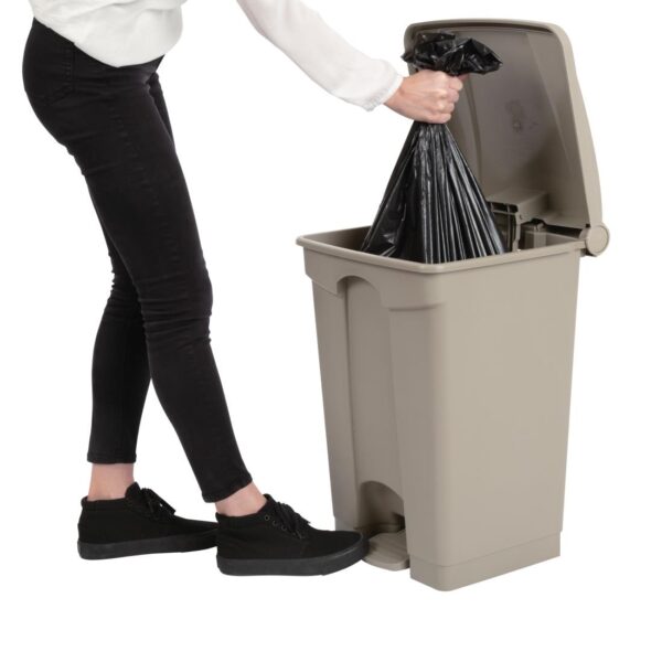 Jantex Step on Bin Beige - 45Ltr - Image 6