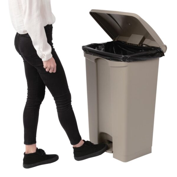 Jantex Step on Bin Beige - 87Ltr - Image 5