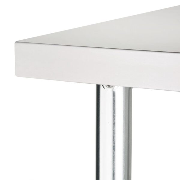 Vogue Stainless Steel Table - 900x700x900mm - Image 5