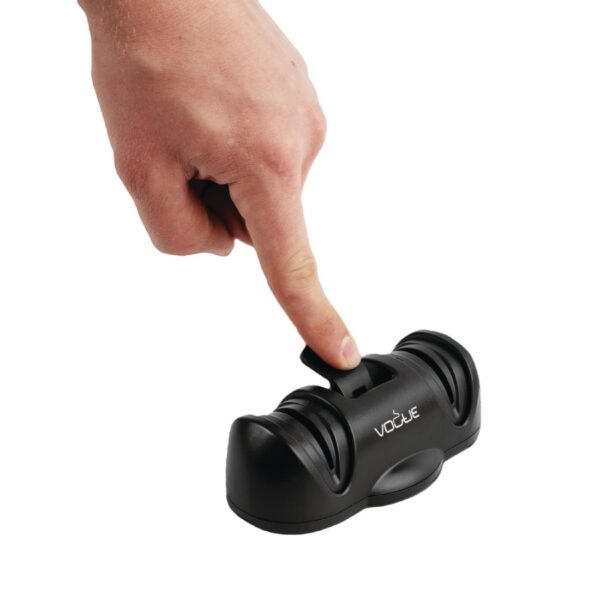 Vogue Manual 2 Stage Knife Sharpener with Suction Base (Diamond & Ceramic) - Image 3