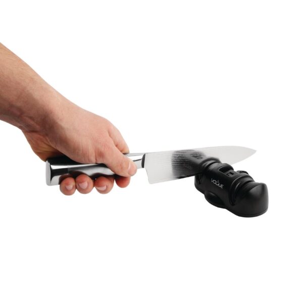 Vogue Manual 2 Stage Knife Sharpener with Suction Base (Diamond & Ceramic) - Image 4