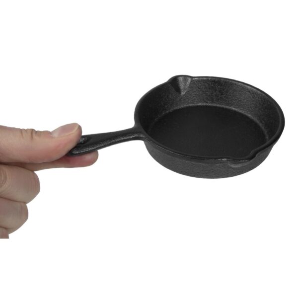Olympia Cast Iron Round Pan - 100mm 4" - Image 5