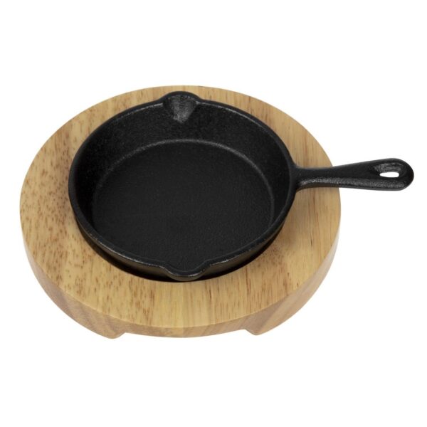 Olympia Cast Iron Round Pan - 100mm 4" - Image 6