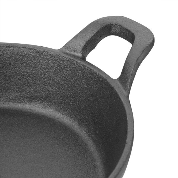 Olympia Cast Iron Round Eared Dish - 180mm 7" - Image 3