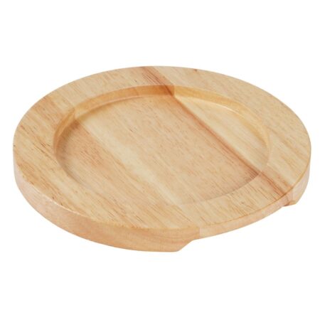 Olympia Light Wooden Base for GJ554 Cast Iron Round Eared Dish