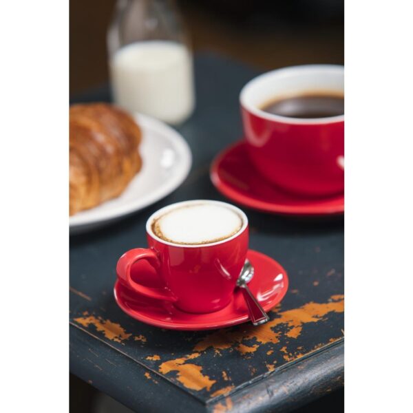 Olympia Cafe Espresso Saucer Red (Box 12) - Image 3