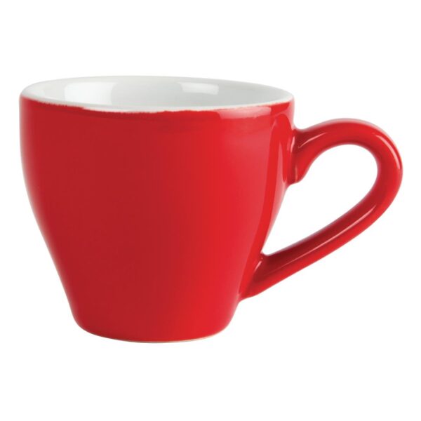 Olympia Cafe Espresso Cup Red - 100ml (Box 12) - Image 5