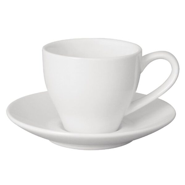 Olympia Cafe Espresso Saucer White (Box 12) - Image 2