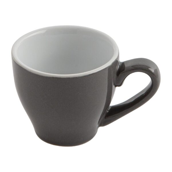 Olympia Cafe Espresso Cup Charcoal - 100ml (Box 12) - Image 2