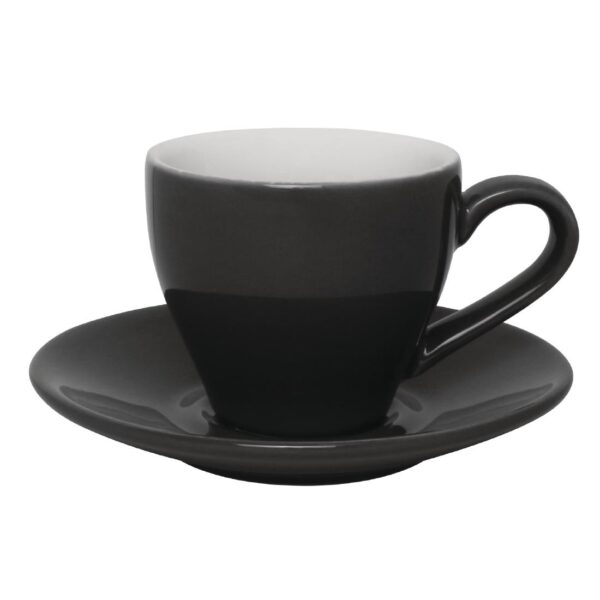 Olympia Cafe Espresso Saucer Charcoal (Box 12) - Image 2