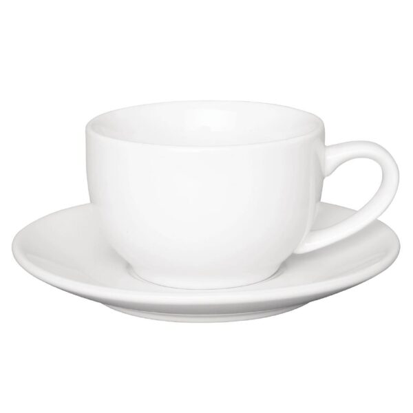 Olympia Cafe Coffee Cup White - 230ml 8fl oz (Box 12) - Image 2