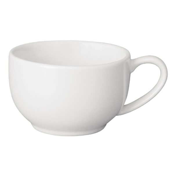 Olympia Cafe Coffee Cup White - 230ml 8fl oz (Box 12) - Image 3
