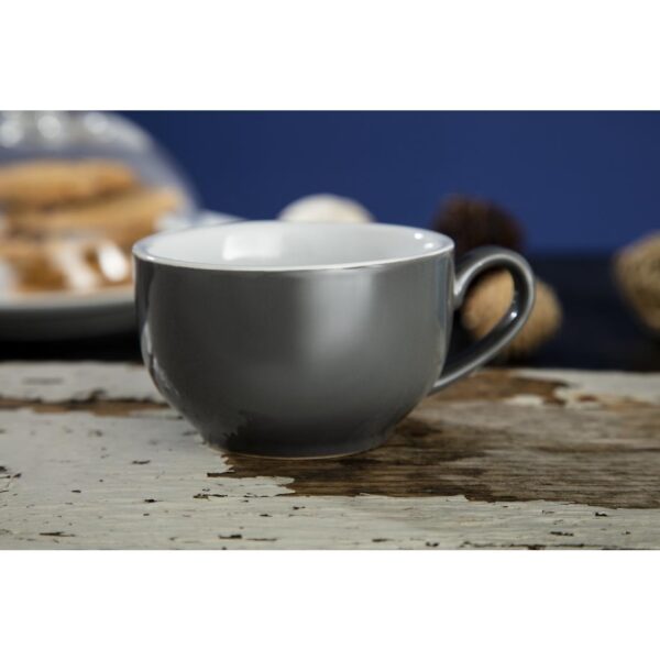 Olympia Cafe Coffee Cup Charcoal - 230ml 8fl oz (Box 12) - Image 6