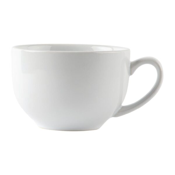 Olympia Cafe Cappuccino Cup White - 340ml (Box 12) - Image 3