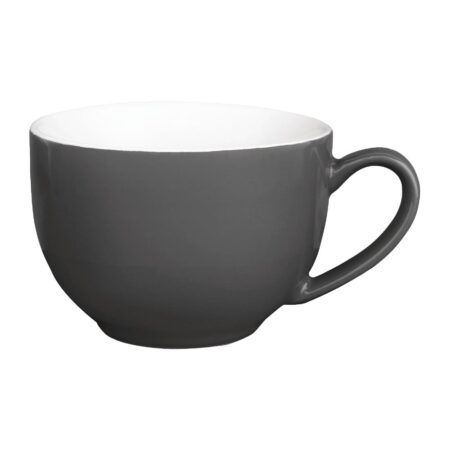 Olympia Cafe Cappuccino Cup Charcoal - 340ml (Box 12)