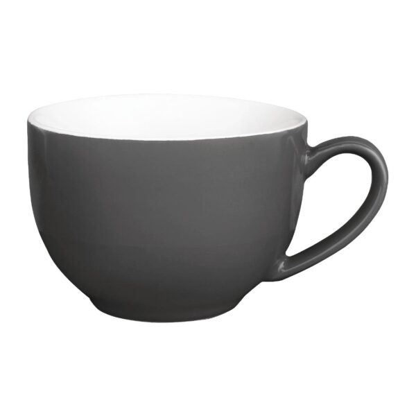 Olympia Cafe Cappuccino Cup Charcoal - 340ml (Box 12)