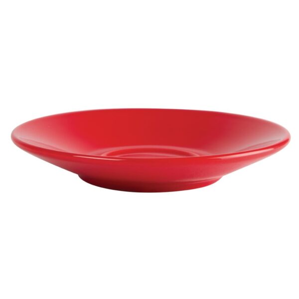 Olympia Cafe Espresso Saucer Red (Box 12) - Image 6
