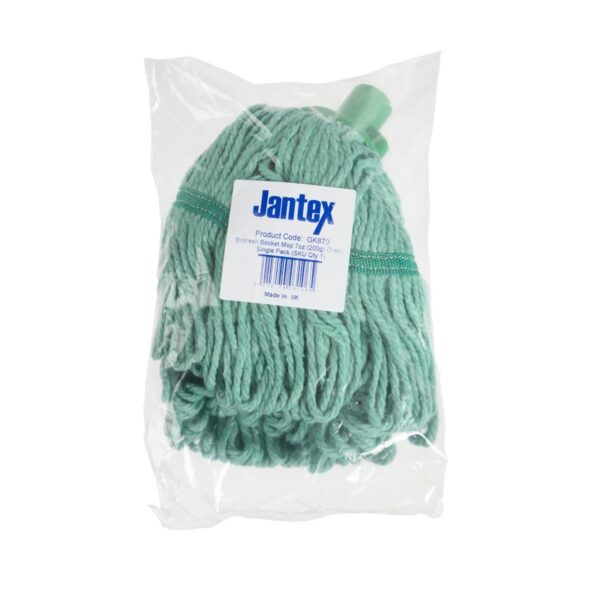 Jantex Bio Fresh Socket Mop Green - 200g 7oz - Image 6