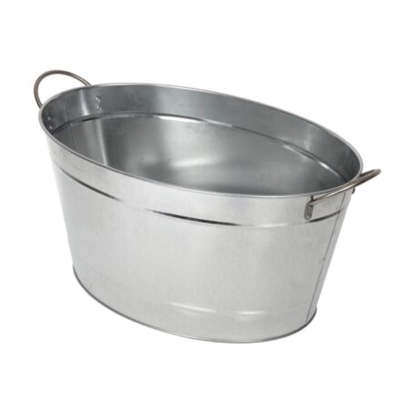 Beverage Tub Galvanised Steel - 490x365x220mm
