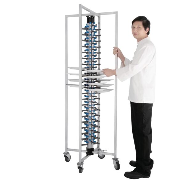 Vogue Mobile Plate Rack (84 Plates) - Image 8