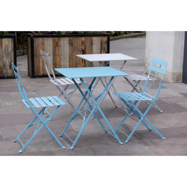 Bolero Grey Pavement Style Steel Folding Chairs (Pack 2) - Image 12