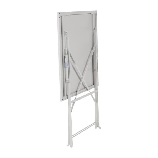 Bolero Grey Pavement Style Steel Table (600mm Square) - Image 9