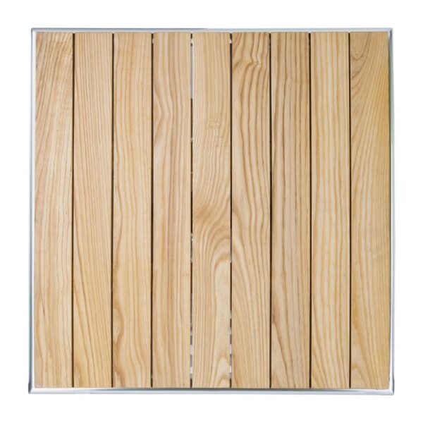 Bolero Ash Flip Top 600mm Square Bistro Table - Image 2