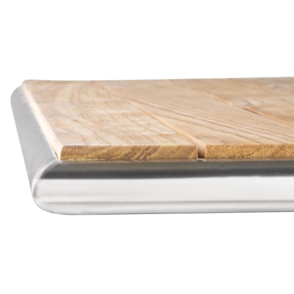 Bolero Ash Flip Top 600mm Square Bistro Table - Image 7