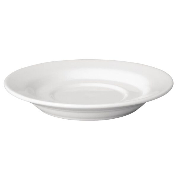 Olympia Cafe Saucer White (Fits GK074 & GK077) - 158mm (Box 12) - Image 3