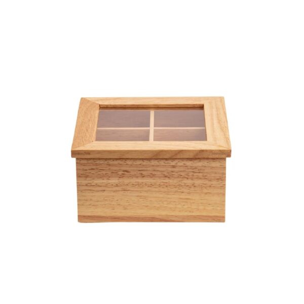 Olympia Mini Tea Box with Lid - 90x200x160mm 3 1/2x8x6 1/4" - Image 2