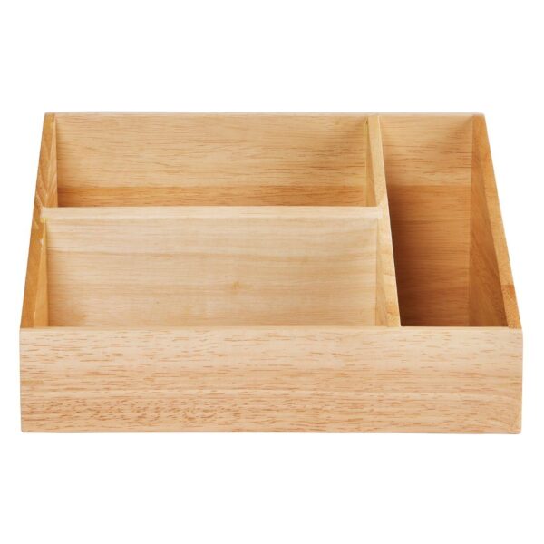 Olympia Wooden Tea Station - 150x160x285mm 6x6 1/4x11 1/4" - Image 2