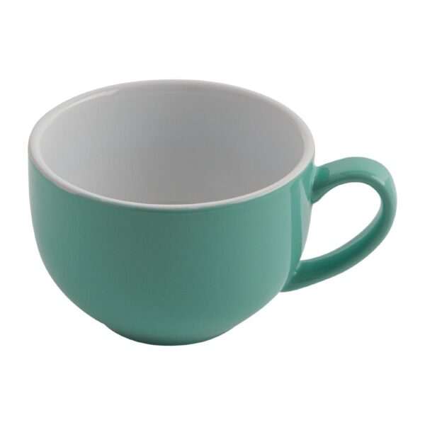 Olympia Cafe Cappuccino Cup Aqua - 340ml (Box 12) - Image 3