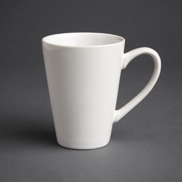 Olympia Cafe Latte Cup White - 340ml (Box 12)