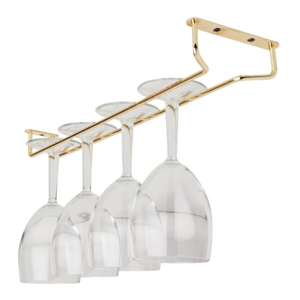 Stemware Rack Brass - 410mm 16" - Image 2