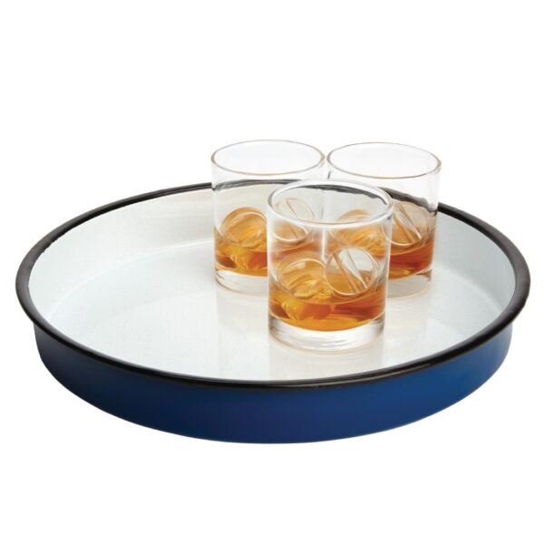 Olympia Enamel Serving Tray Round - 320(dia)x45(h)mm - Image 8