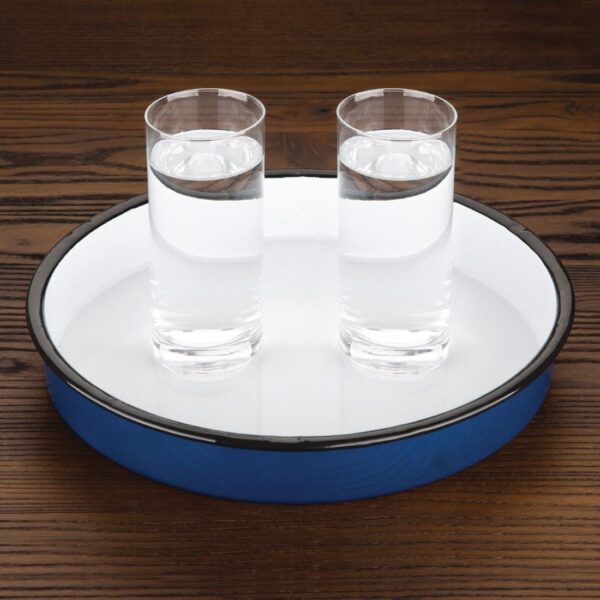 Olympia Enamel Serving Tray Round - 320(dia)x45(h)mm - Image 6