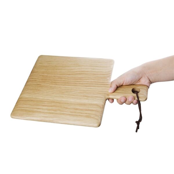 Olympia Oak Paddle Board Square Small - 230x230x15mm - 100mm handle - Image 3