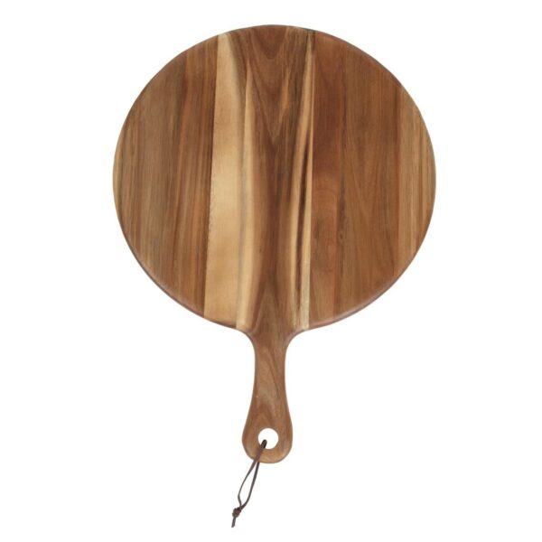 Olympia Acacia Paddle Board Round 355x15mm - 135mm handle - Image 3