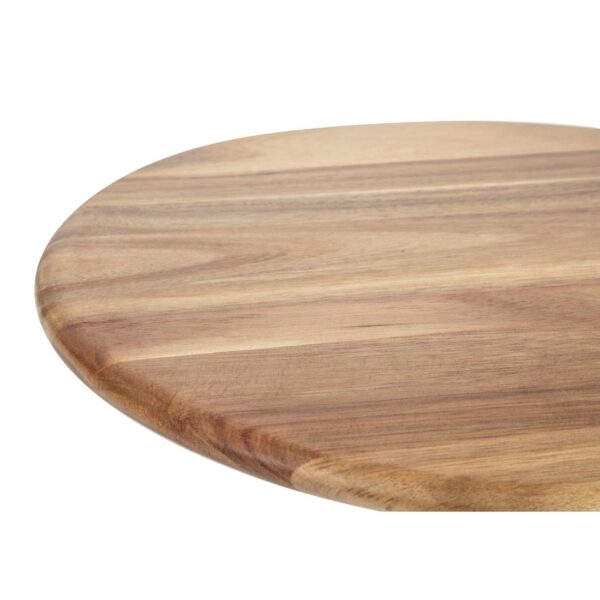 Olympia Acacia Paddle Board Round 355x15mm - 135mm handle - Image 4