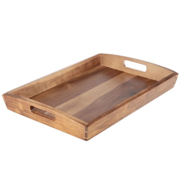 Olympia Acacia Serving Tray 510x350x70mm - Image 2