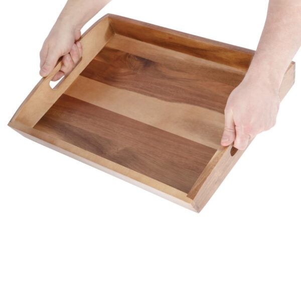 Olympia Acacia Serving Tray 510x350x70mm - Image 6