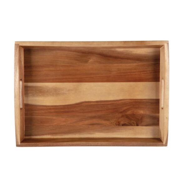 Olympia Acacia Serving Tray 510x350x70mm - Image 3